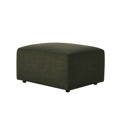 Chicago Pouffe - Woven Pine Green - DUSK