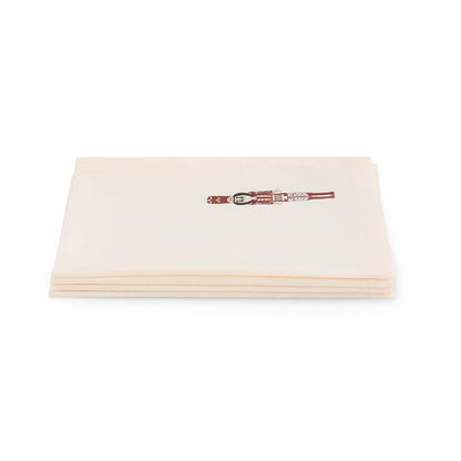 Christmas Nutcracker Set of 4 Napkins - Red - DUSK