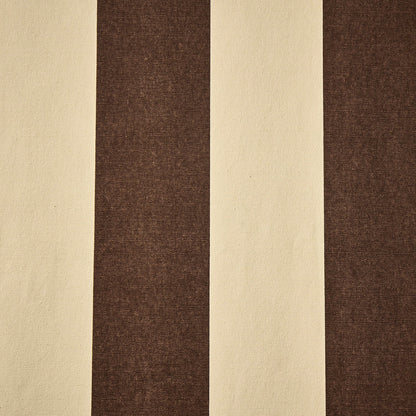 Chunky Stripe Eyelet Curtains - Brown - DUSK