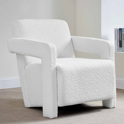 Ciara Accent Chair - Boucle Ivory - DUSK