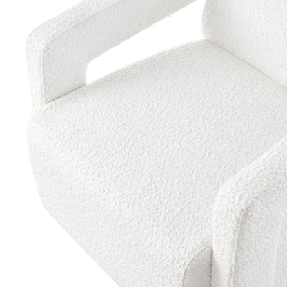 Ciara Accent Chair - Boucle Ivory - DUSK