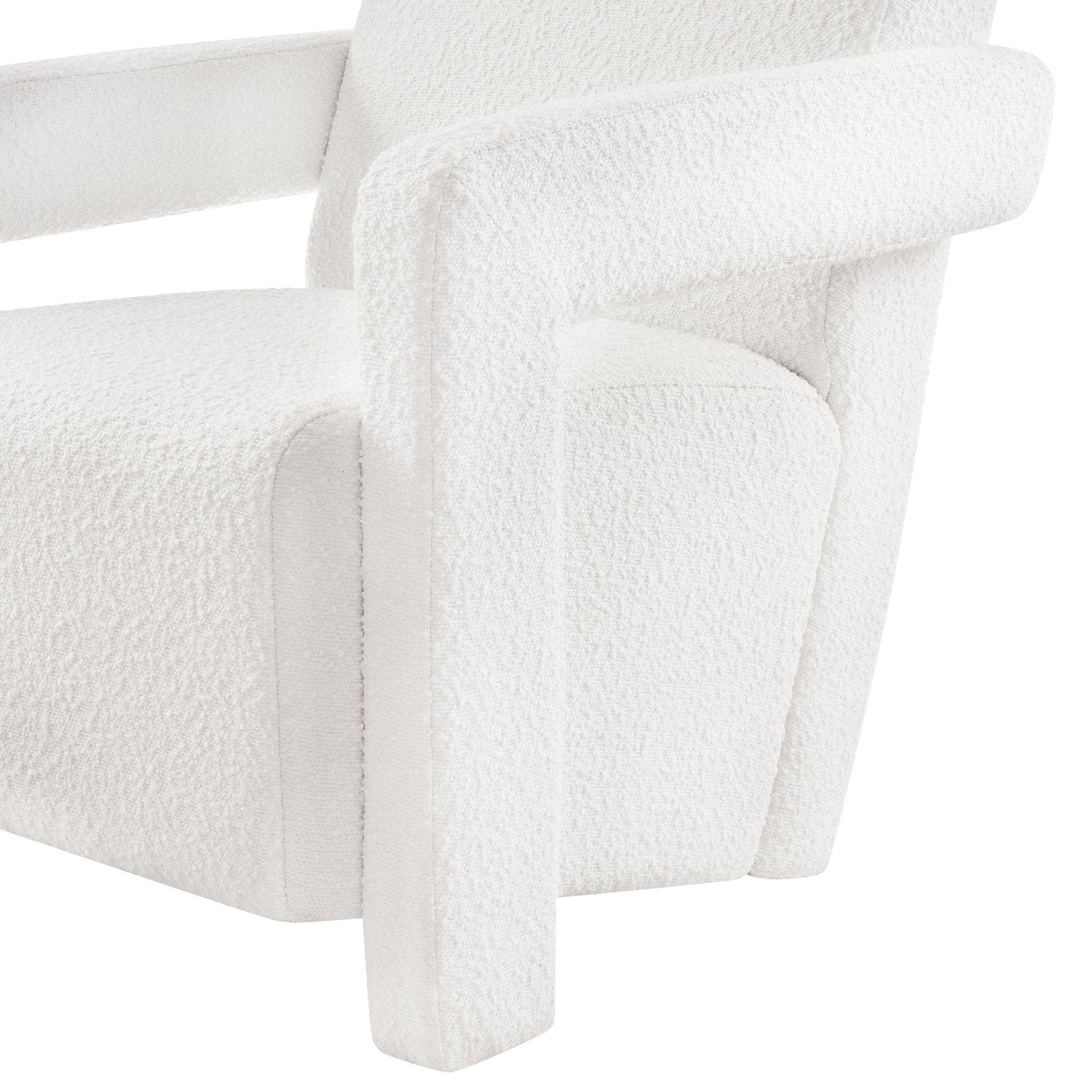 Ciara Accent Chair - Boucle Ivory - DUSK