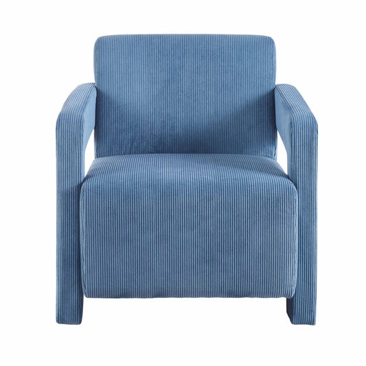 Ciara Accent Chair - Corduroy - Blue - DUSK