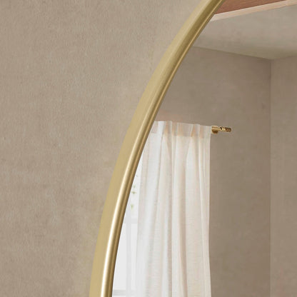 Circle Wall Mirror - Gold - DUSK