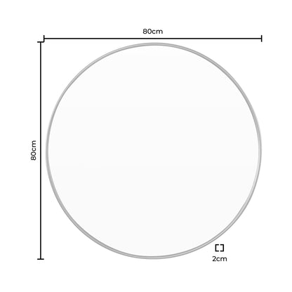 Circle Wall Mirror - Gold - DUSK