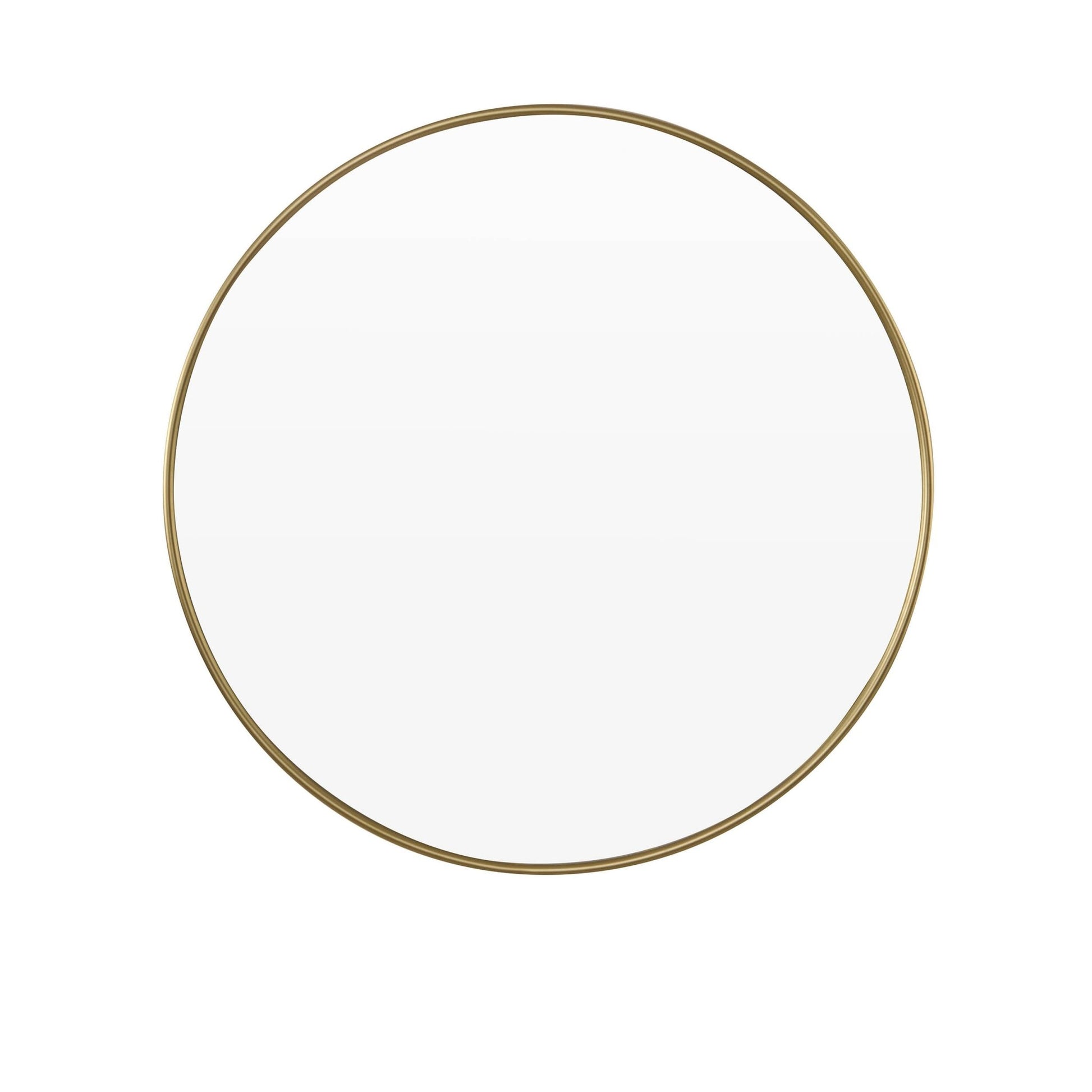 Circle Wall Mirror - Gold - DUSK