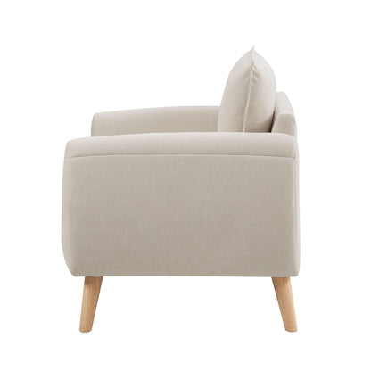 Clapham Armchair - Chenille Ivory - DUSK