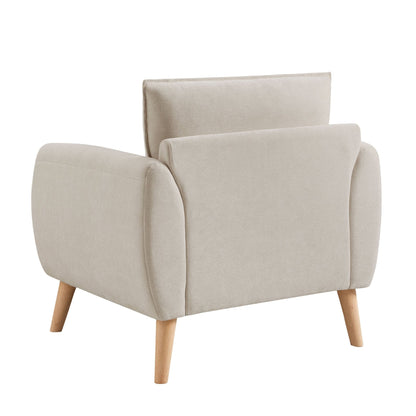 Clapham Armchair - Chenille Ivory - DUSK
