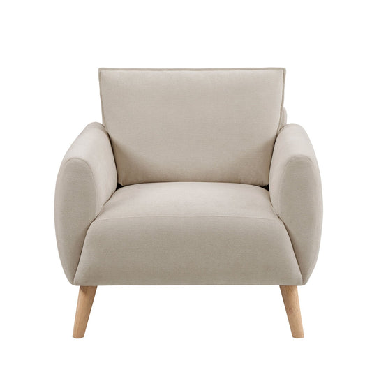 Clapham Armchair - Chenille Ivory - DUSK