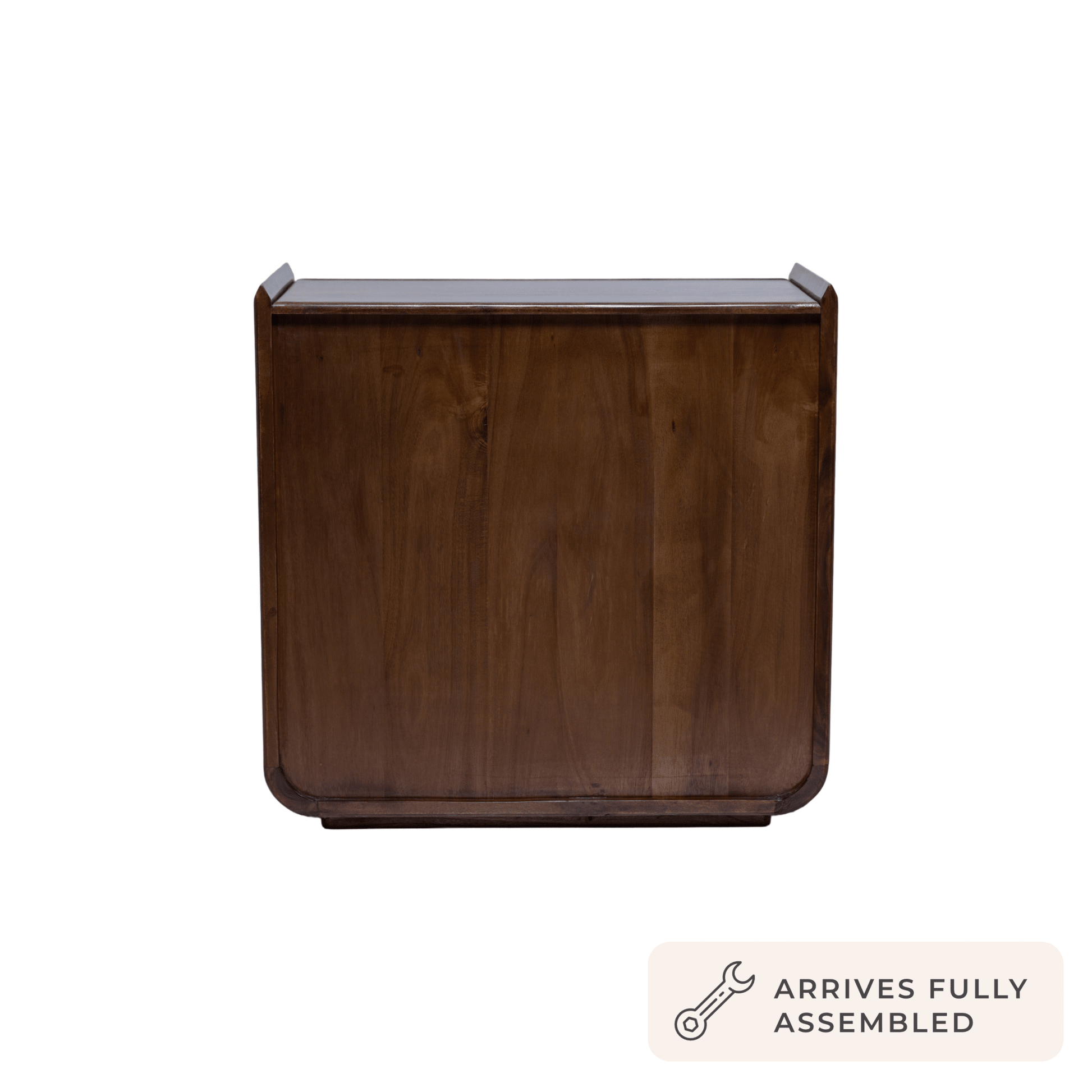 Cleo Acacia Wood 3 Drawer Chest - Walnut - DUSK