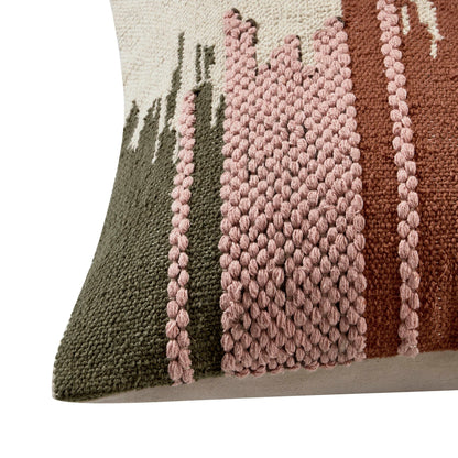 Colour Stitch Fade Effect Sofa Cushion Cover - Multi/Natural - DUSK