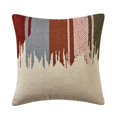 Colour Stitch Fade Effect Sofa Cushion Cover - Multi/Natural - DUSK