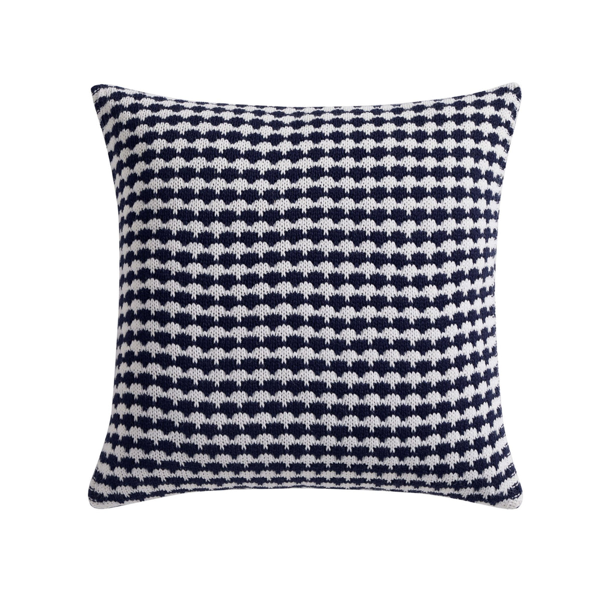 Contrast Pattern Knit Cushion Cover - Midnight - DUSK