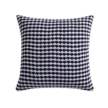 Contrast Pattern Knit Cushion Cover - Midnight - DUSK