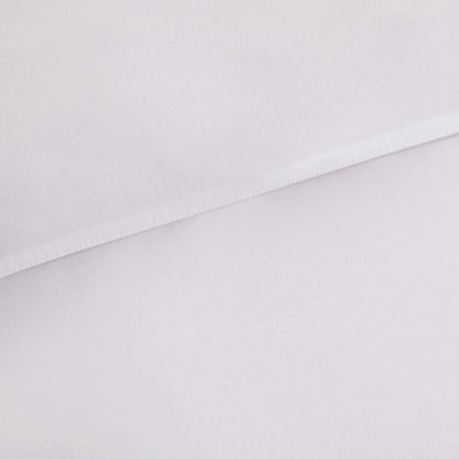 Cooling Cotton 180 Thread Count Duvet Cover, Pillowcase & Fitted Sheet Set - White - DUSK