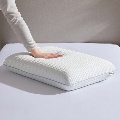Cooling Memory Foam Standard Pillow - White - DUSK