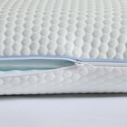 Cooling Memory Foam Standard Pillow - White - DUSK