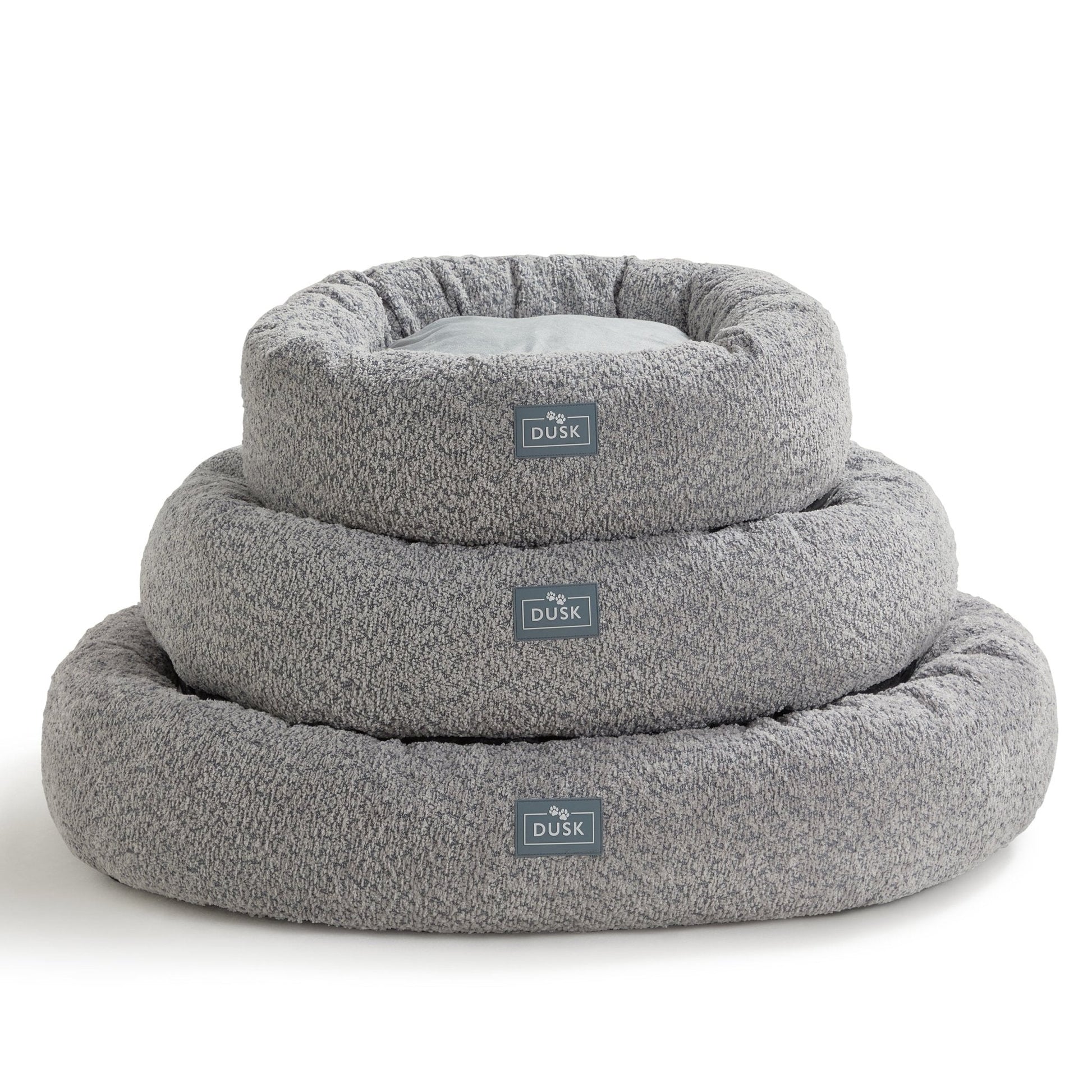 Cooper Round Dog Bed - Steel Grey - DUSK