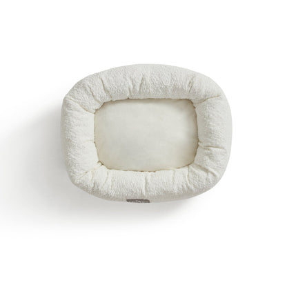 Cooper Round Dog Bed - White - DUSK