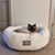 Cooper Round Pet Bed - White - DUSK