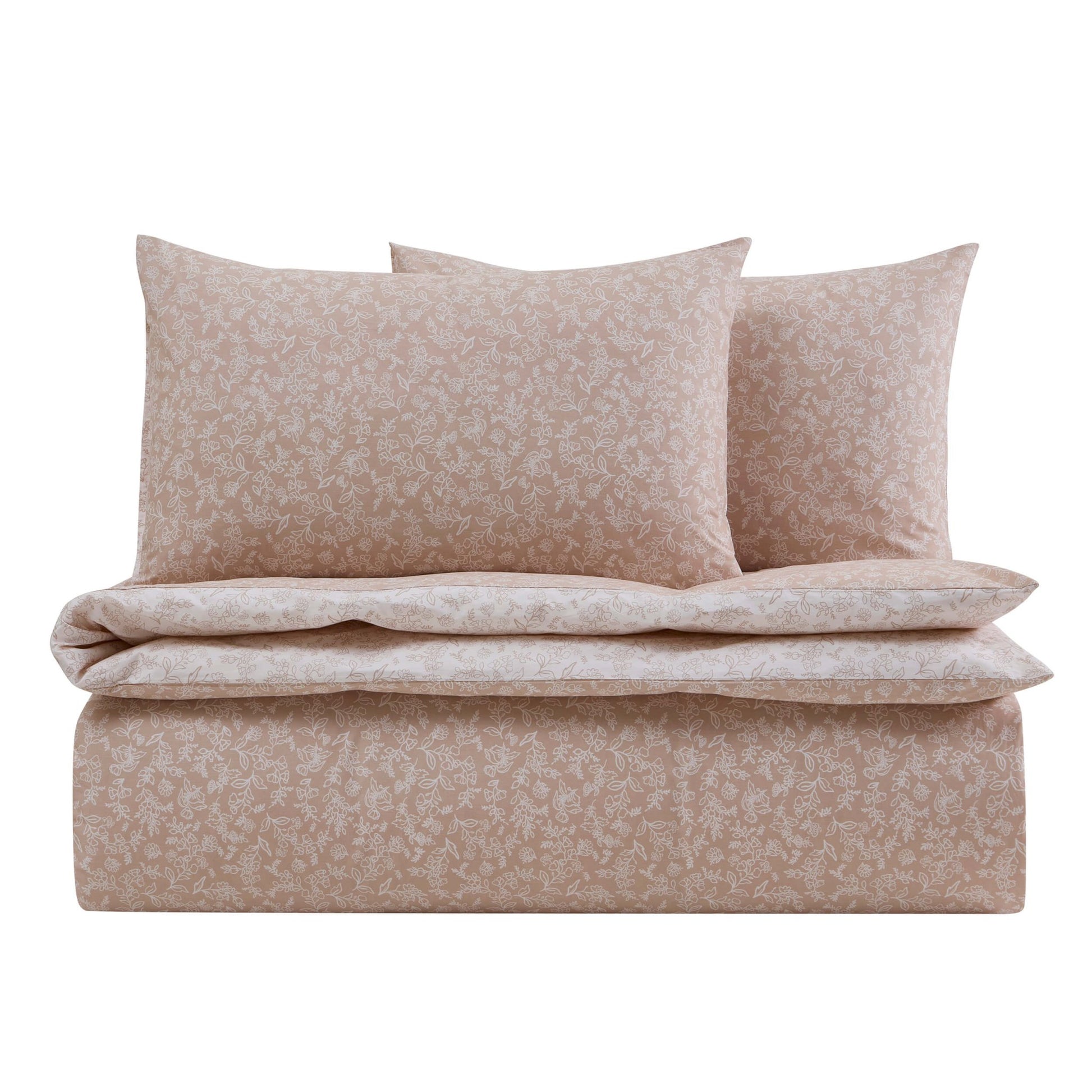 Corinne Duvet Cover & Pillowcase Set - Natural - DUSK