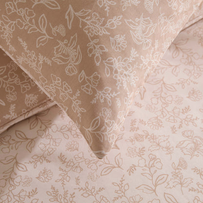 Corinne Duvet Cover & Pillowcase Set - Natural - DUSK