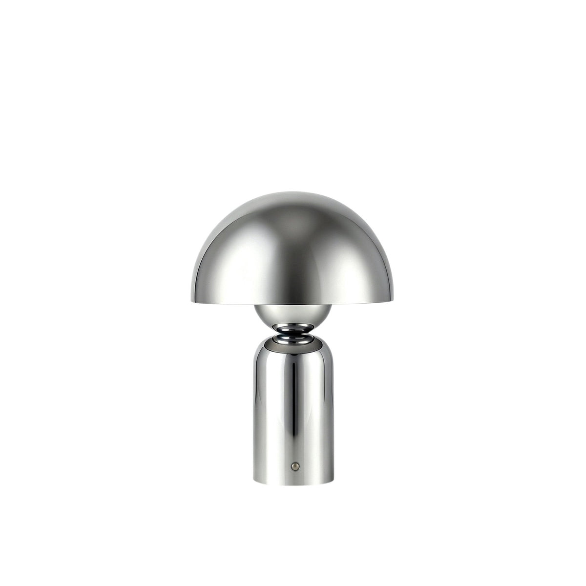 Cove Chrome Dome Rechargeable Lamp - Chrome - DUSK