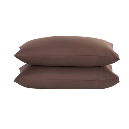 Coverless Duvet & Pillowcase Set - Brown - DUSK