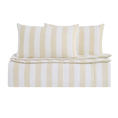 Coverless Duvet & Pillowcase Set - Natural - DUSK