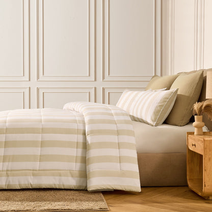 Coverless Duvet & Pillowcase Set - Natural - DUSK