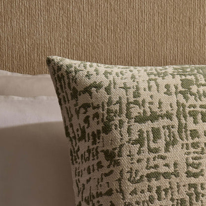 Crackle Effect Sofa Cushion Cover - Sage/White - DUSK