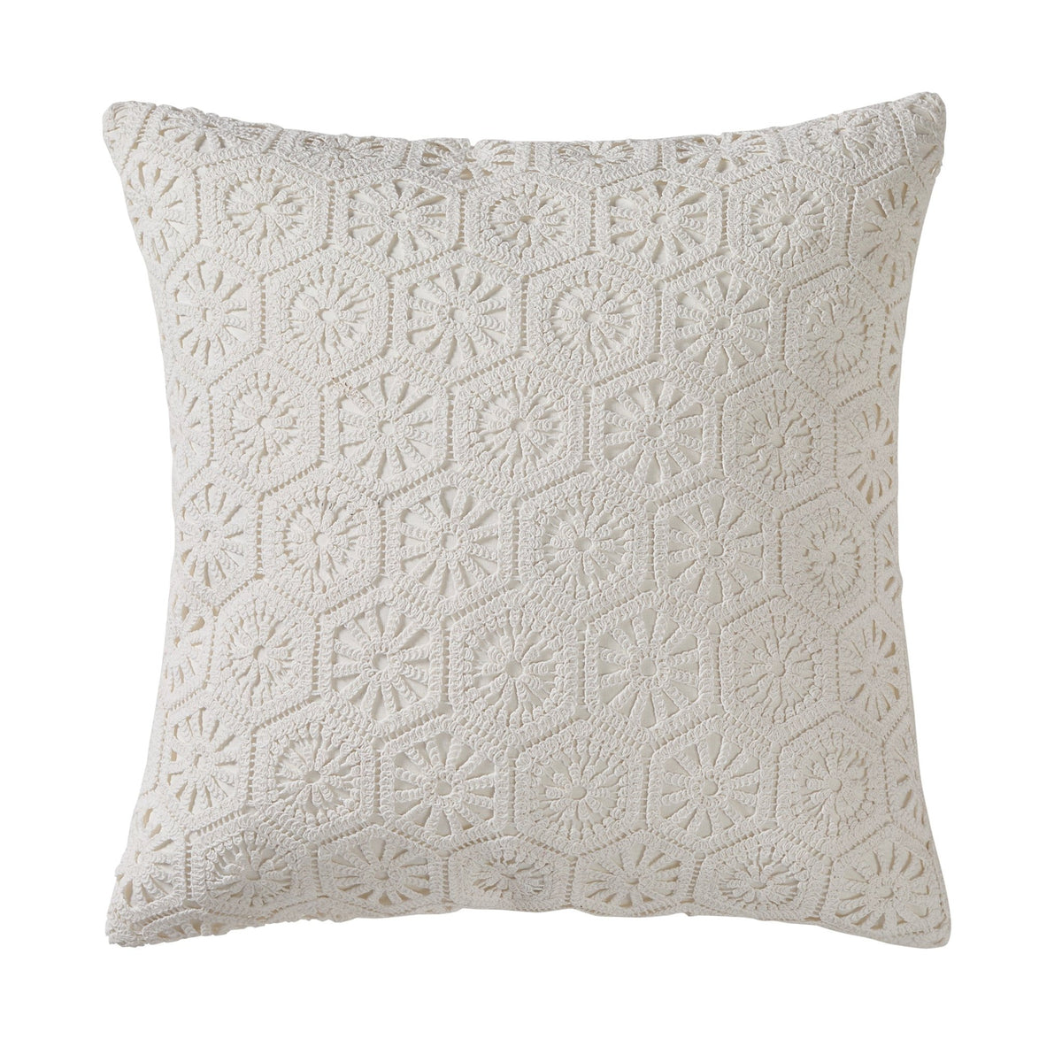 Crochet Knit Cushion Cover - Off White - DUSK