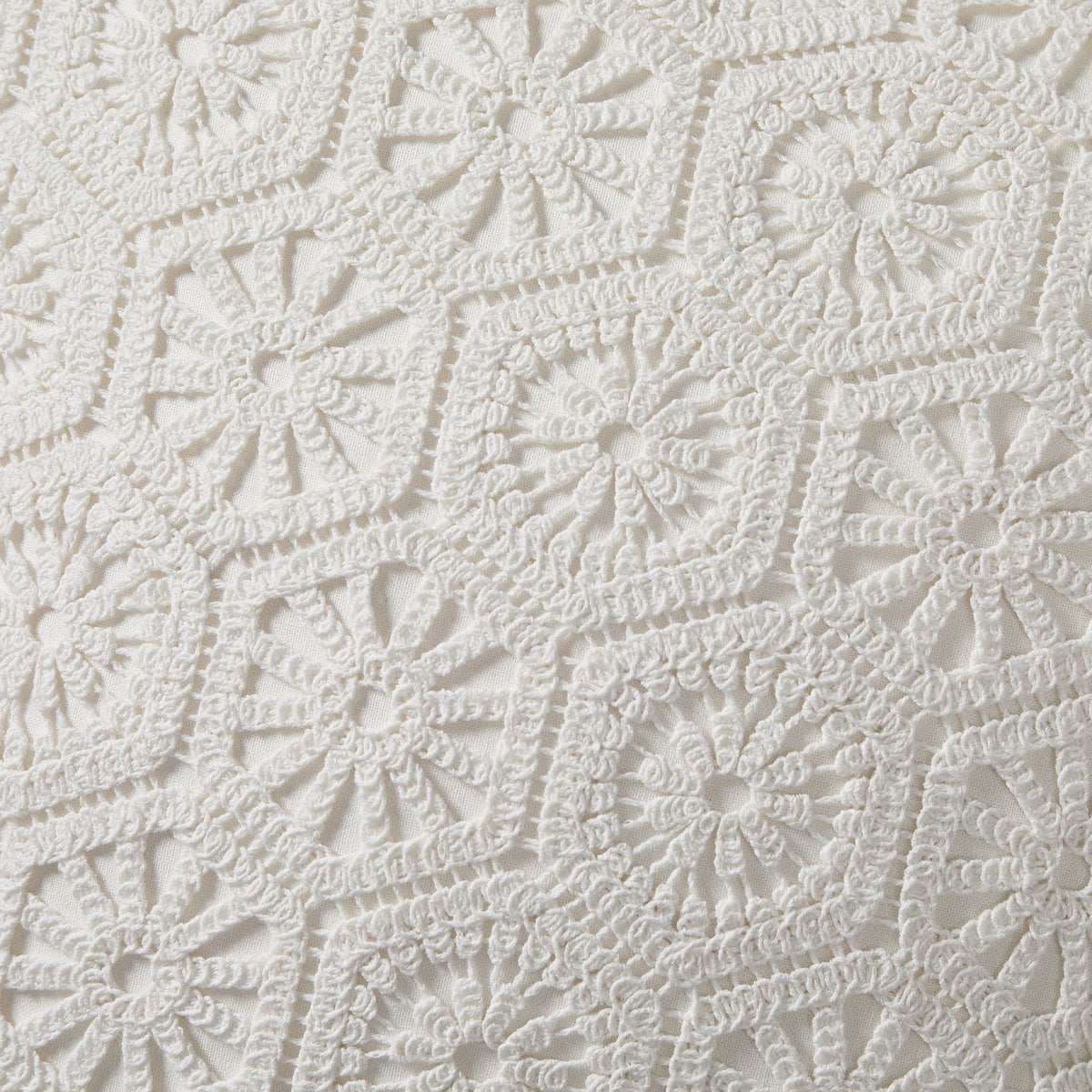 Crochet Knit Sofa Cushion Cover - Off White - DUSK