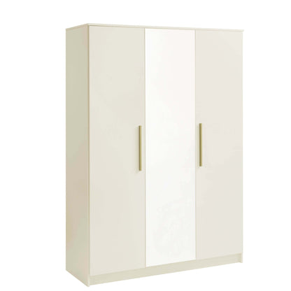 Darcey 3 Door Wardrobe - Cream - DUSK