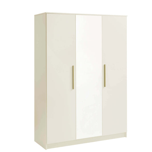 Darcey 3 Door Wardrobe - Cream - DUSK