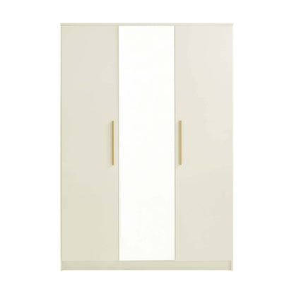 Darcey 3 Door Wardrobe - Cream - DUSK