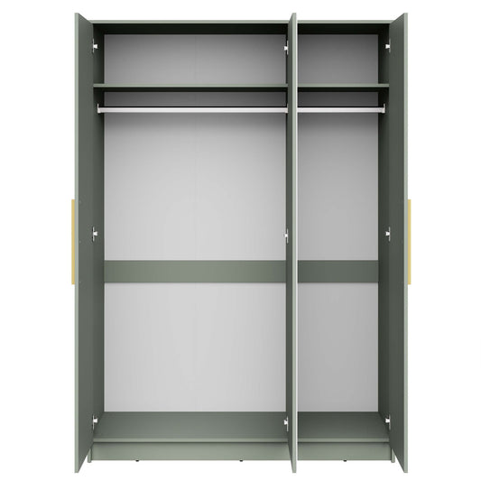Darcey 3 Door Wardrobe - Misty Green - DUSK