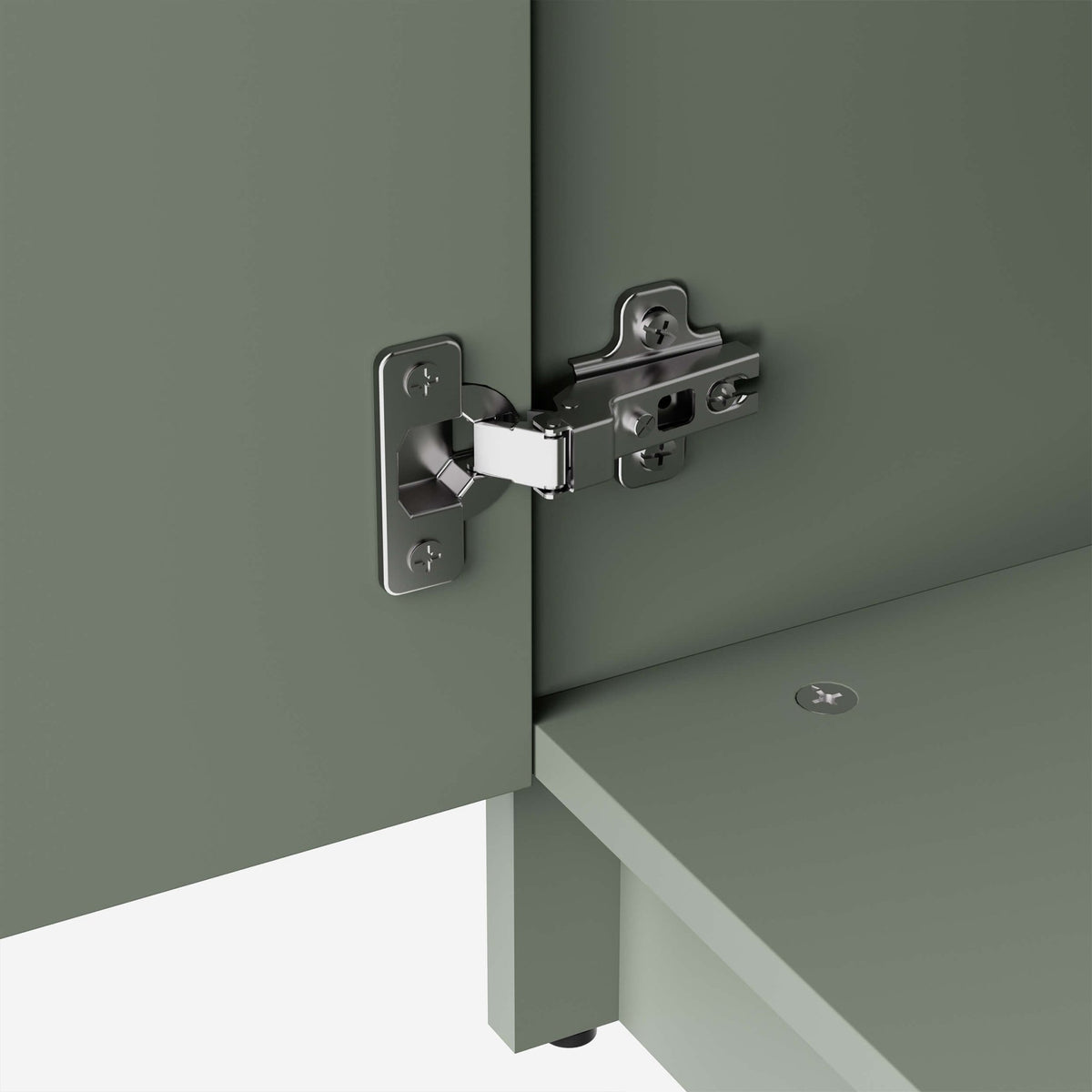 Darcey 3 Door Wardrobe - Misty Green - DUSK