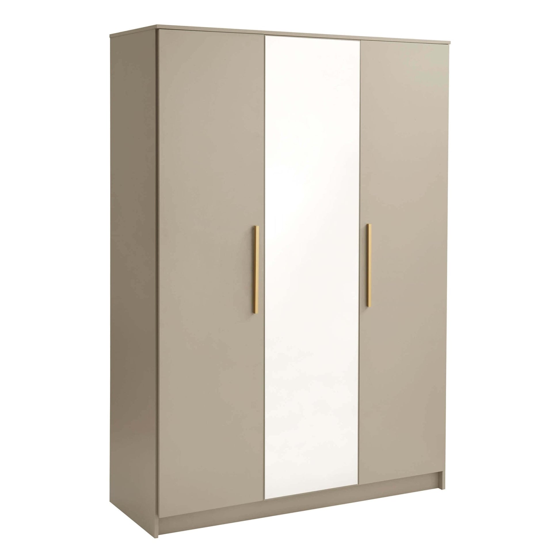 Darcey 3 Door Wardrobe - Taupe - DUSK
