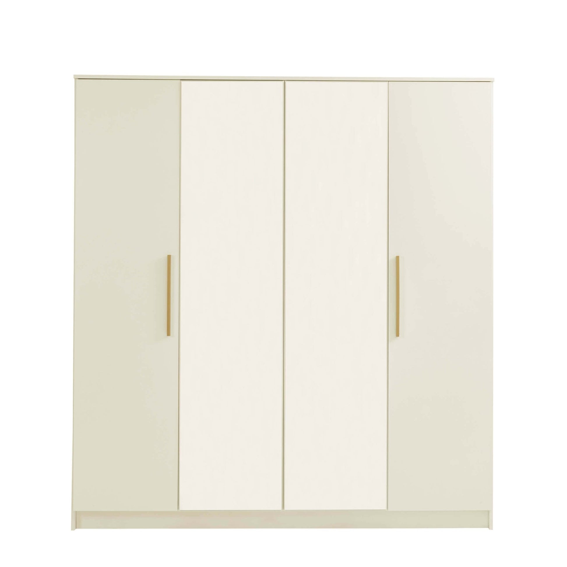Darcey 4 Door Wardrobe - Cream - DUSK