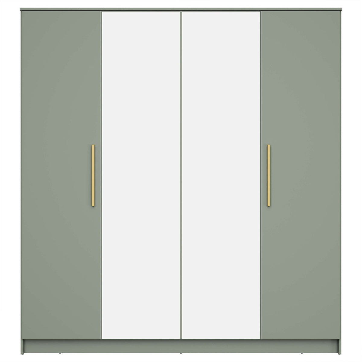 Darcey 4 Door Wardrobe - Misty Green - DUSK