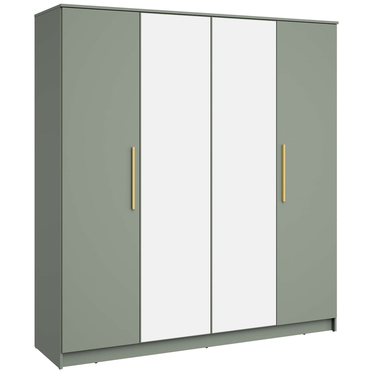 Darcey 4 Door Wardrobe - Misty Green - DUSK