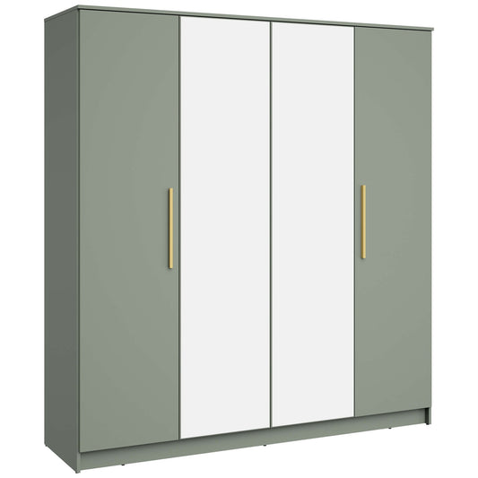 Darcey 4 Door Wardrobe - Misty Green - DUSK