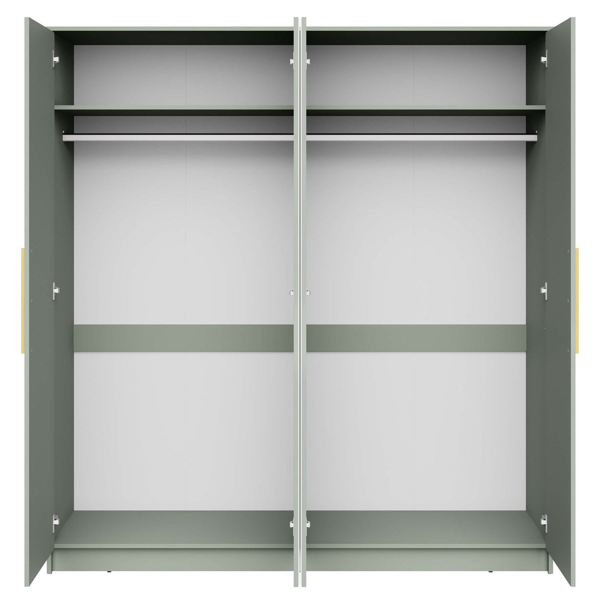 Darcey 4 Door Wardrobe - Misty Green - DUSK