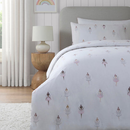 Darcy Ballerina 100% Cotton Duvet Cover Set - DUSK