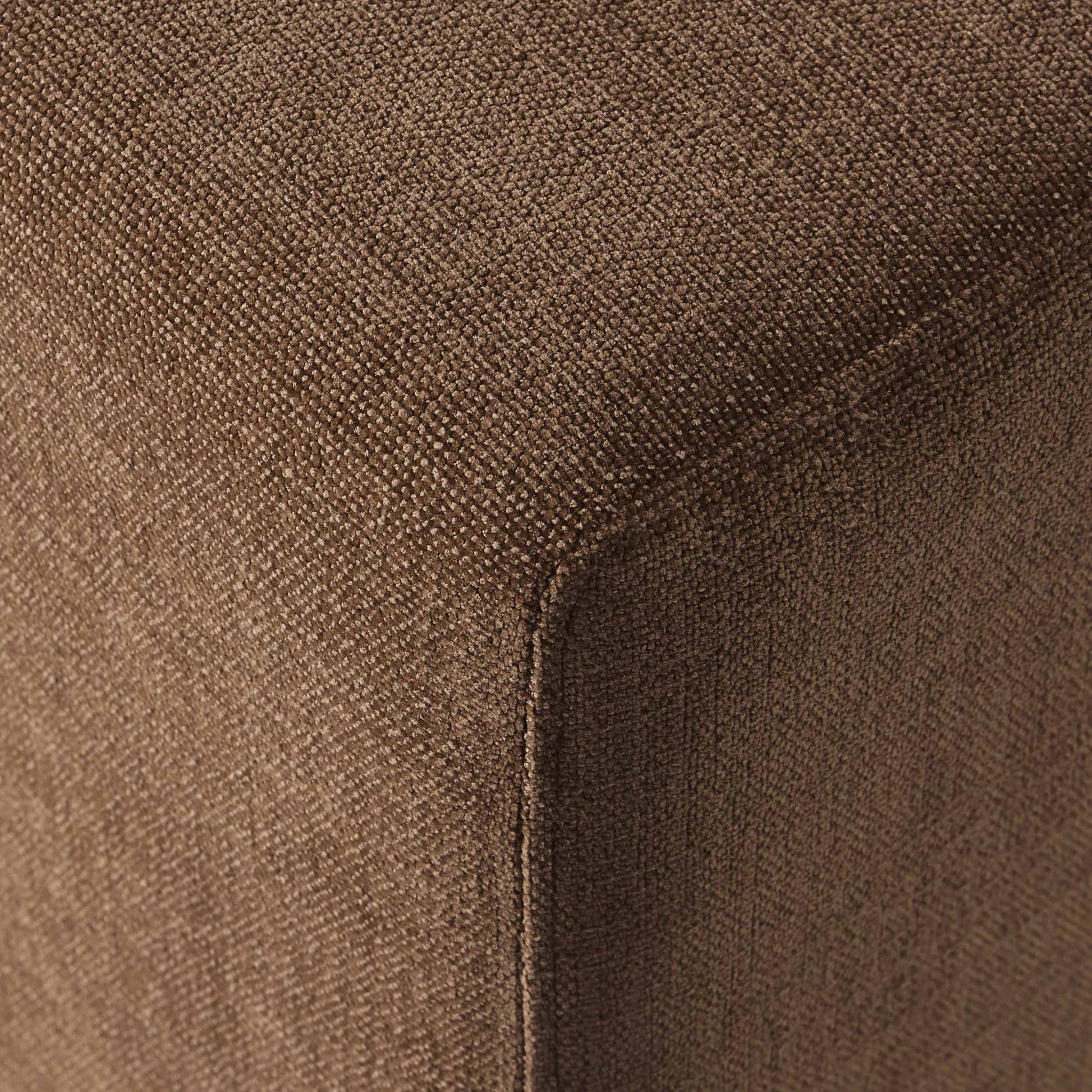Delilah Pouffe - Chenille Tan - DUSK
