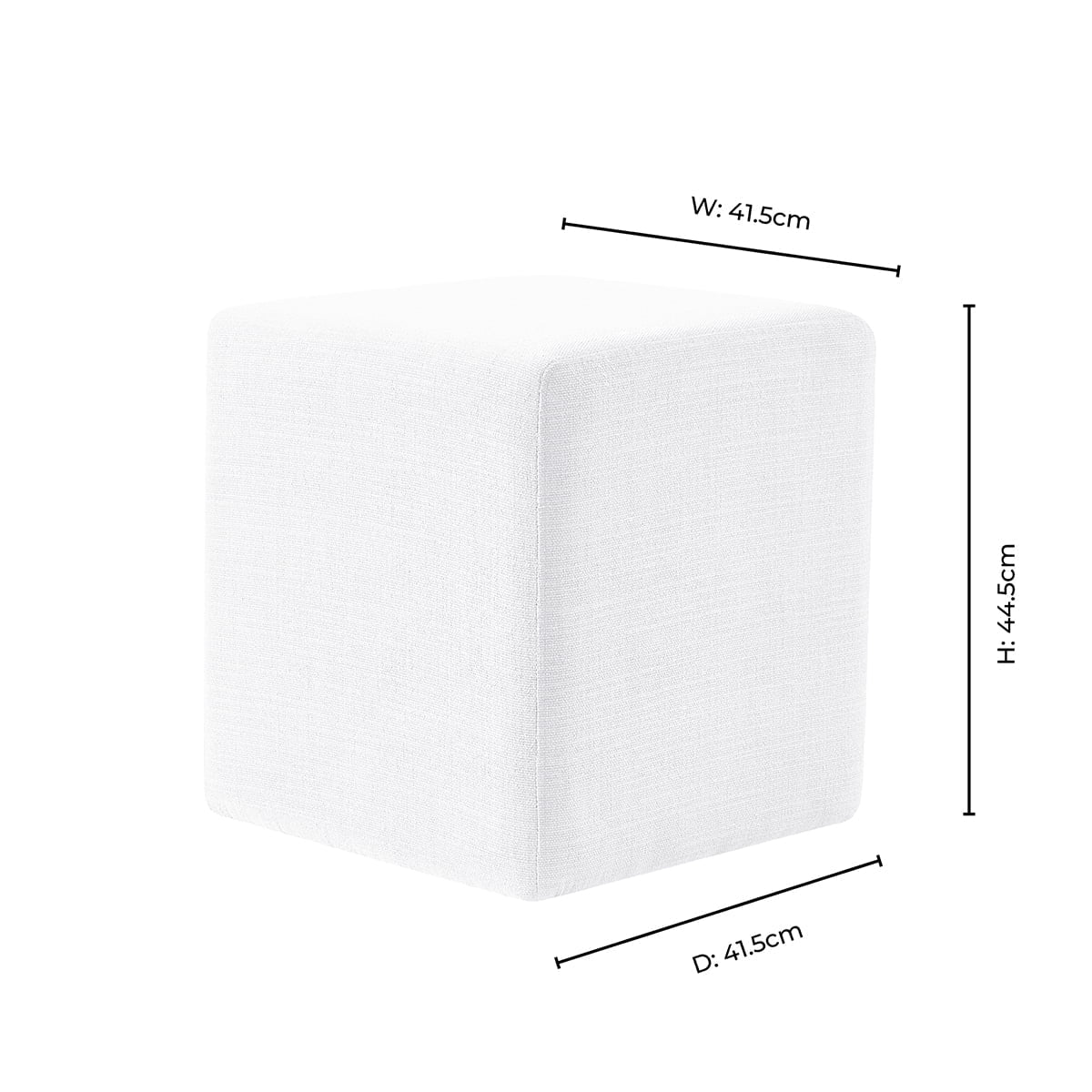 Delilah Pouffe - Chenille Tan - DUSK