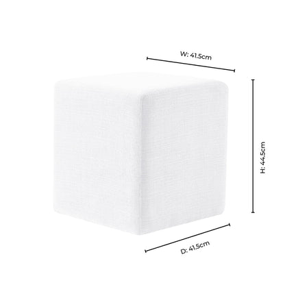 Delilah Pouffe - Chenille Tan - DUSK