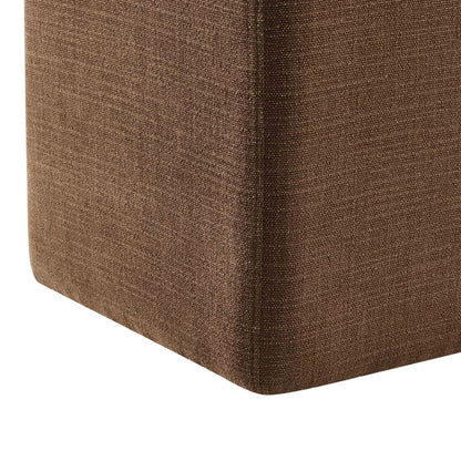 Delilah Pouffe - Chenille Tan - DUSK