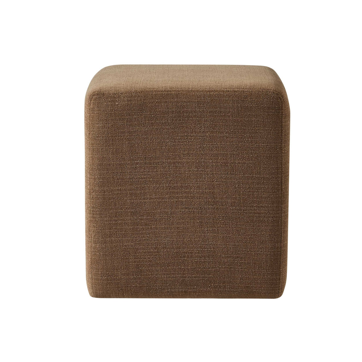 Delilah Pouffe - Chenille Tan - DUSK